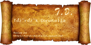 Török Donatella névjegykártya